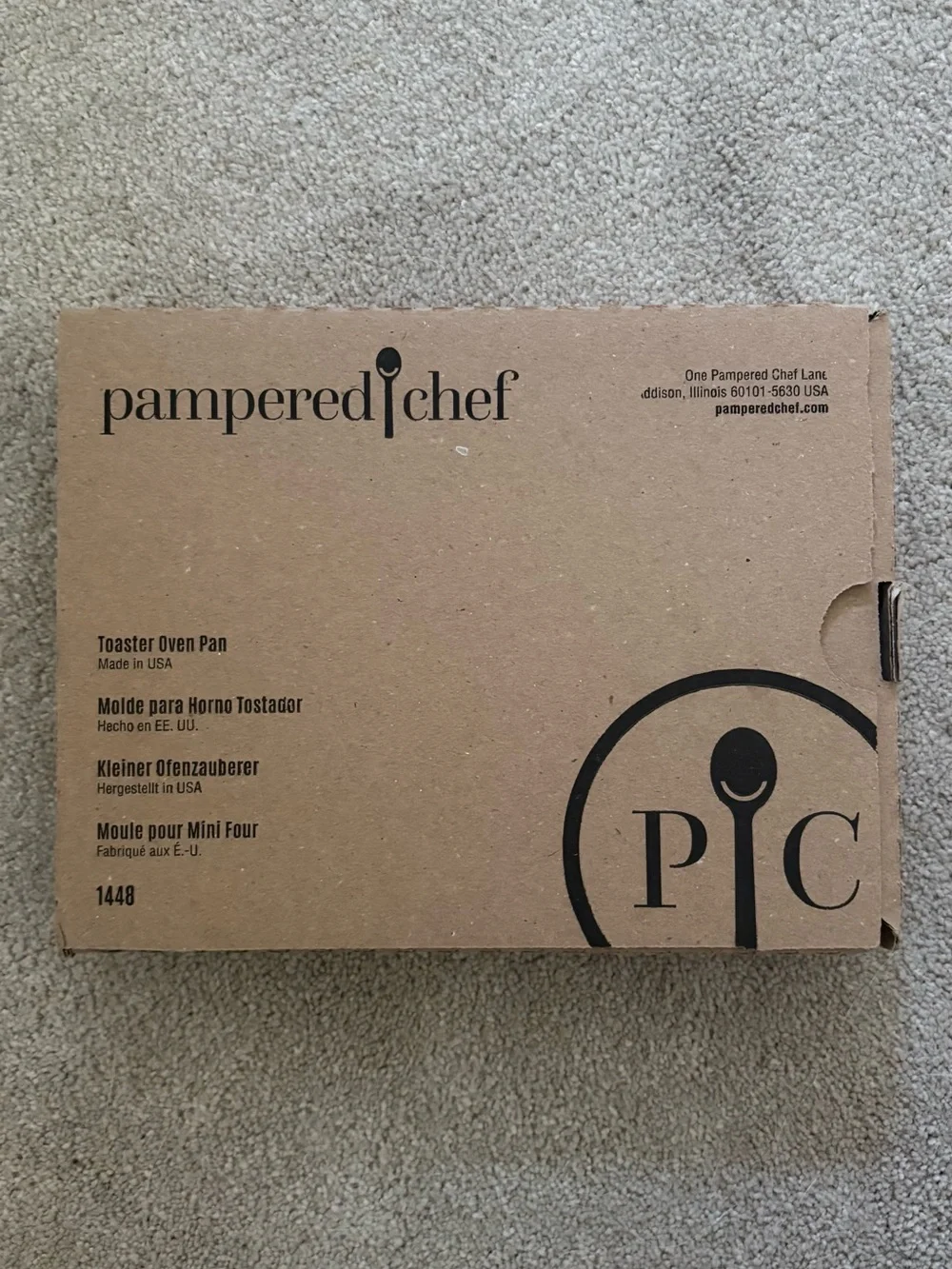 Pampered Chef Toaster Oven Pan New in Box
